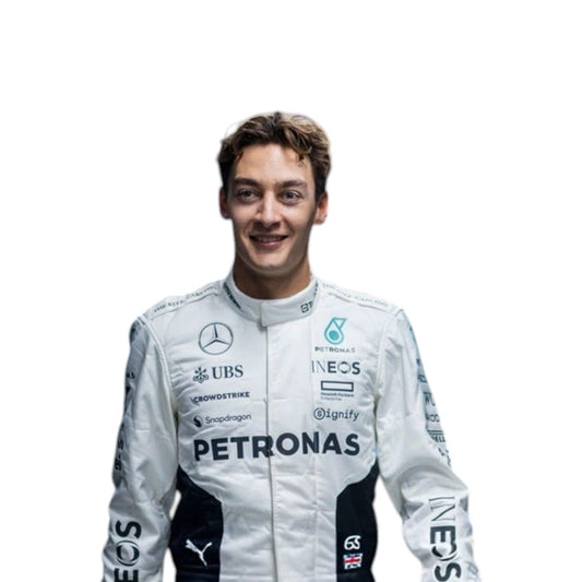 George Russel 2024 Mercedes-AMG Petronas Qatar GP F1 Race Suit - HH Racewears image 1