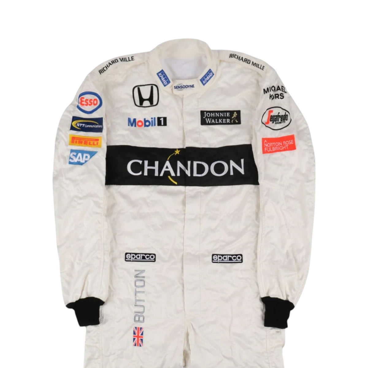 Jenson Button 2016 Mclaren F1 Race Suit - HH Racewears image 1