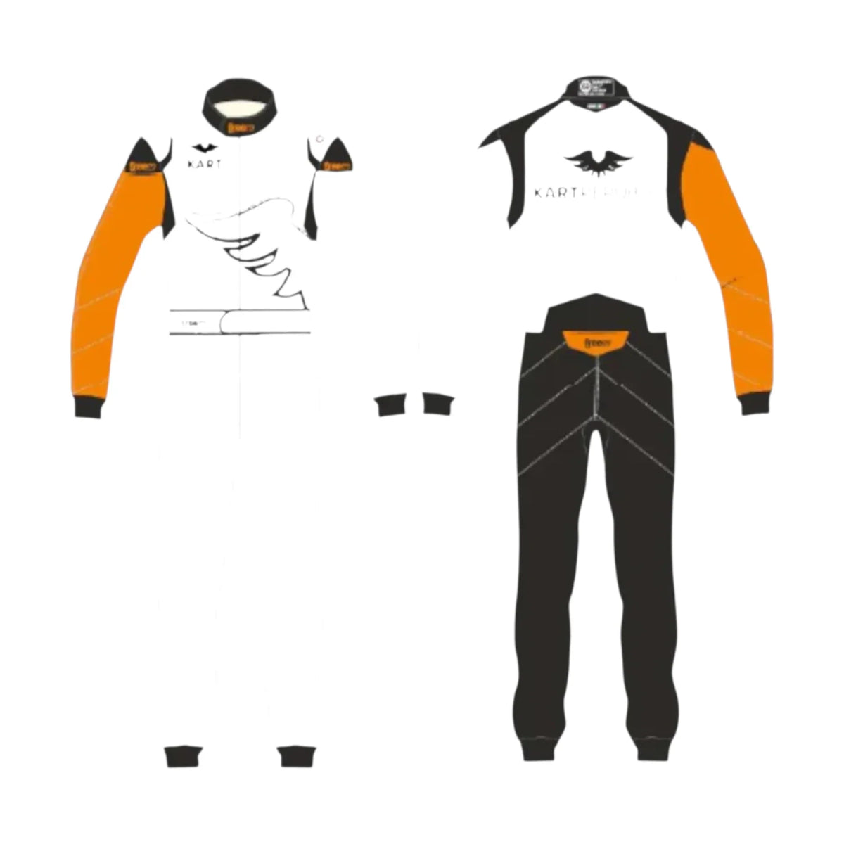 Kart Republic Asymmetric Go Kart Racing Suit - HH Racewears image 3