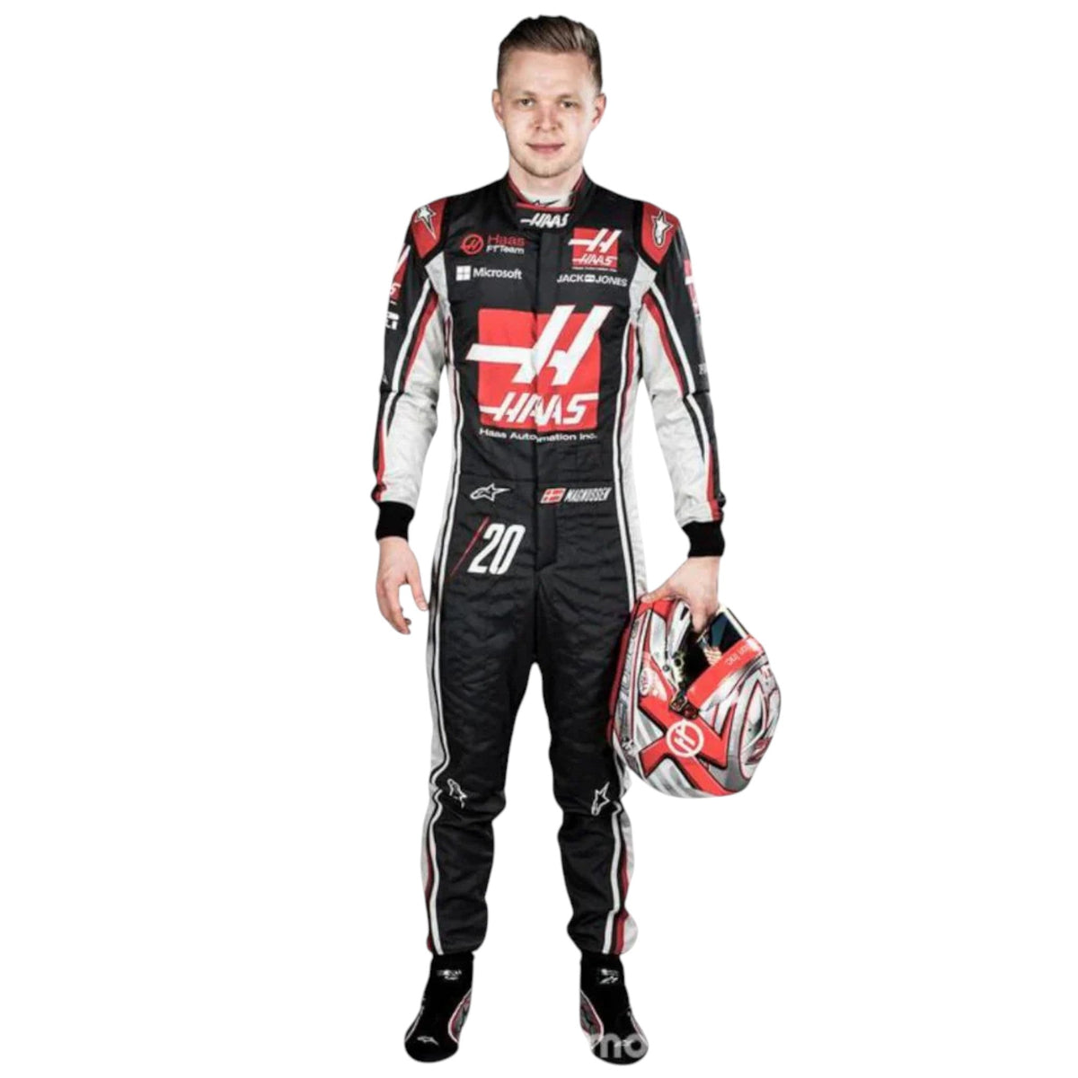 Kevin Magnussen 2018 Haas F1 Race Suit - HH Racewears image 1