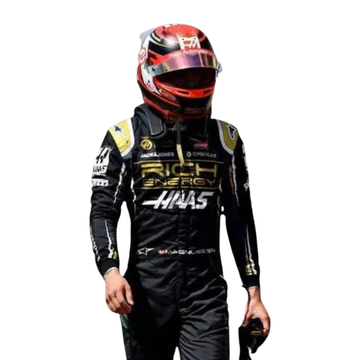 Kevin Magnussen 2019 Haas F1 Race Suit - HH Racewears image 3