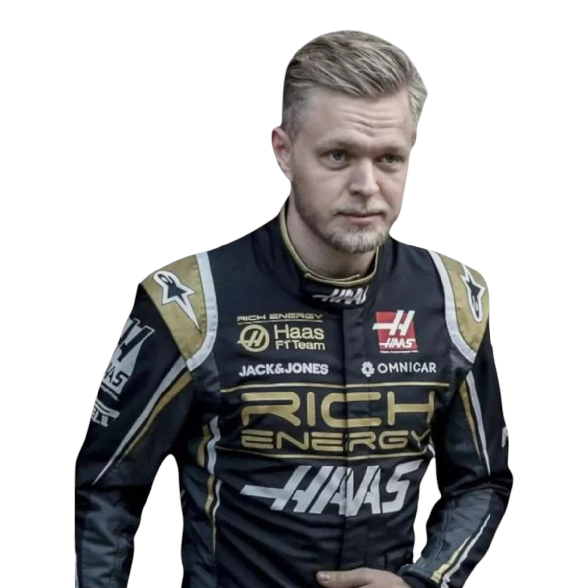 Kevin Magnussen 2019 Haas F1 Race Suit - HH Racewears image 4