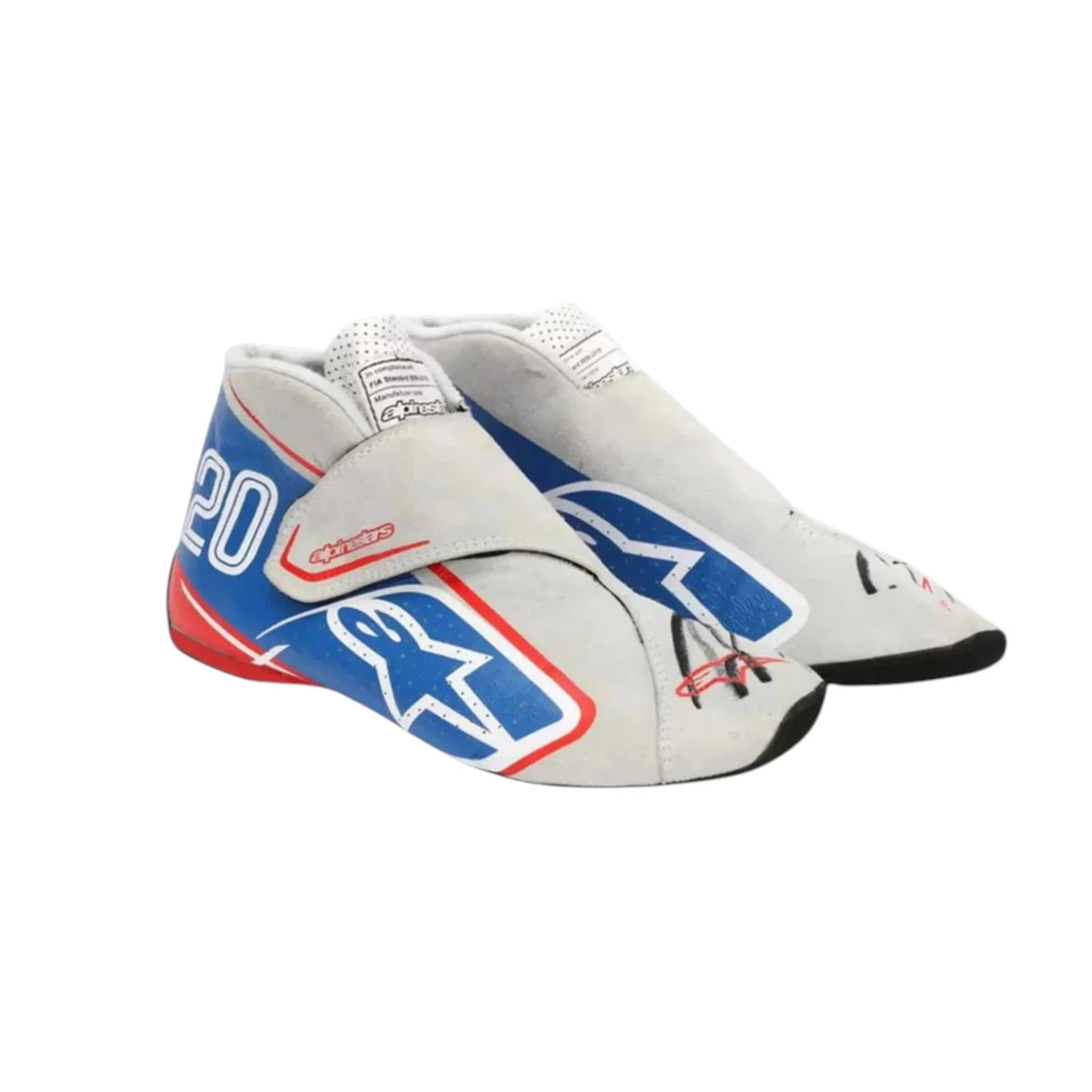 Kevin Magnussen 2022 Haas Italian GP Special Edition F1 Racing Shoes - HH Racewears image 1