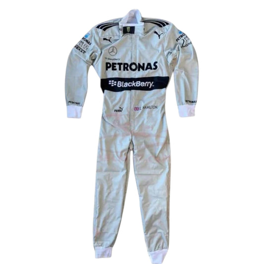 Lewis Hamilton 2013 Mercedes Petronas F1 Race Suit - HH Racewears image 1