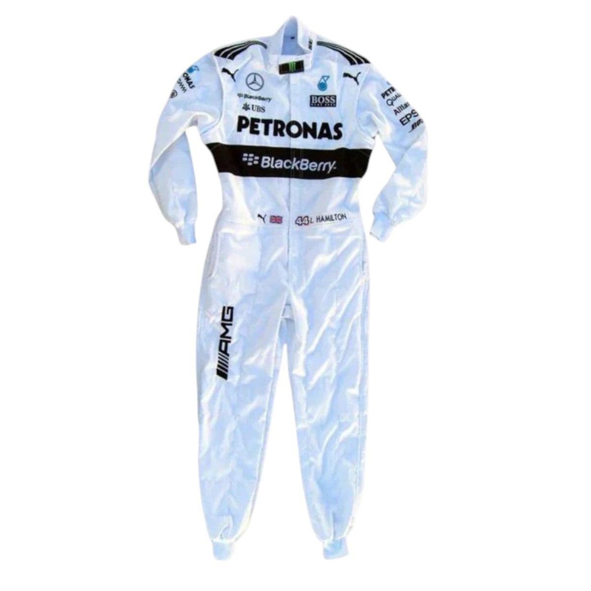 Lewis Hamilton 2015 Mercedes Petronas F1 Race Suit - HH Racewears image 1