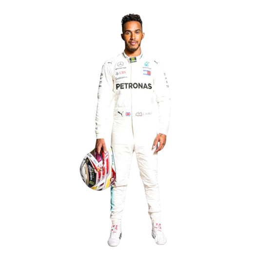 Lewis Hamilton 2018 Mercedes AMG Petronas F1 Race Suit - HH Racewears image 1