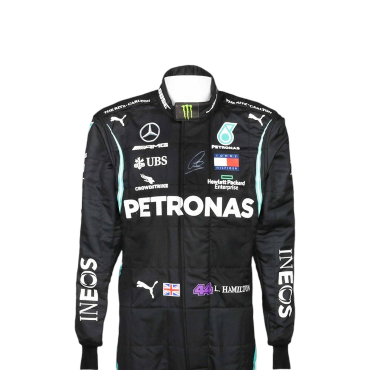 Lewis Hamilton 2020 Mercedes AMG Petronas F1 Race Suit - HH Racewears image 1