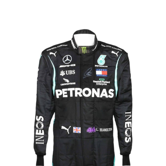 Lewis Hamilton 2020 Mercedes AMG Petronas F1 Race Suit - HH Racewears image 1