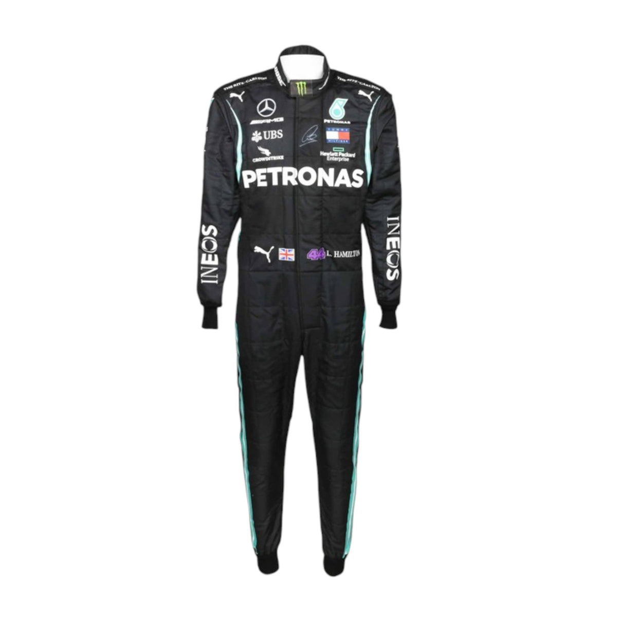 Lewis Hamilton 2020 Mercedes AMG Petronas F1 Race Suit - HH Racewears image 3