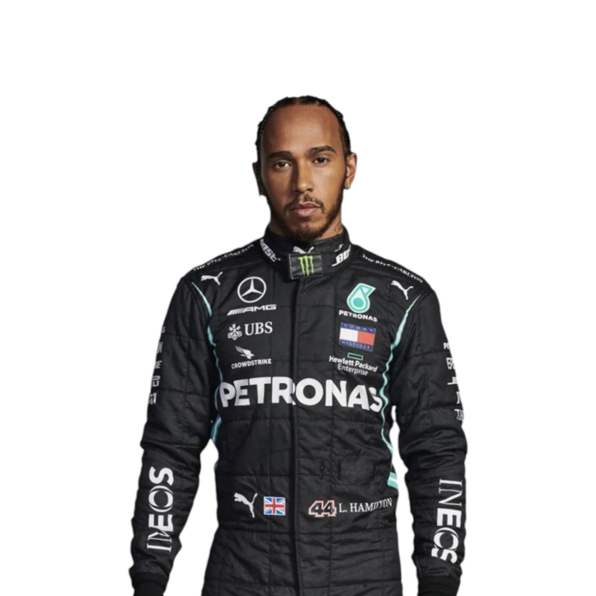 Lewis Hamilton 2021 Mercedes AMG Petronas F1 Race Suit - HH Racewears image 1