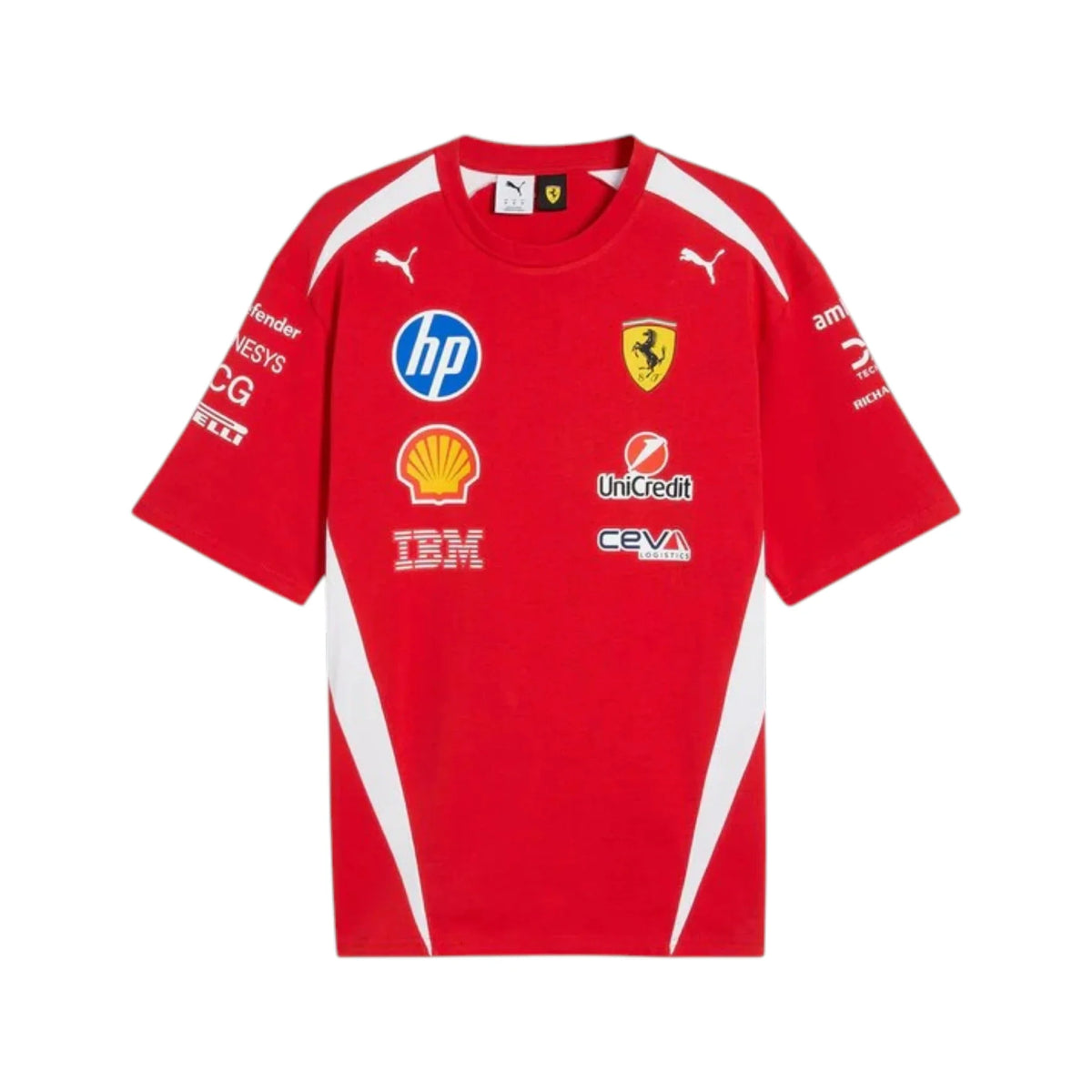 Lewis Hamilton 2025 Ferrari F1 Racing T-Shirt - HH Racewears image 1