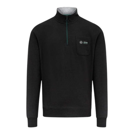 Mercedes-AMG Petronas Quarter Zip Pocket F1 Sweatshirt - HH Racewears image 1