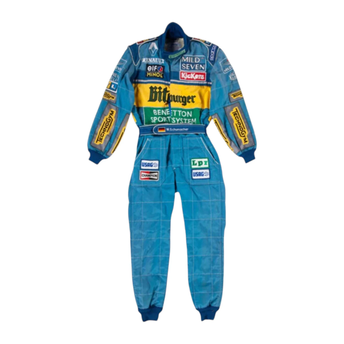 Michael Schumacher 1995 Benetton F1 Racing Suit - HH Racewears image 1