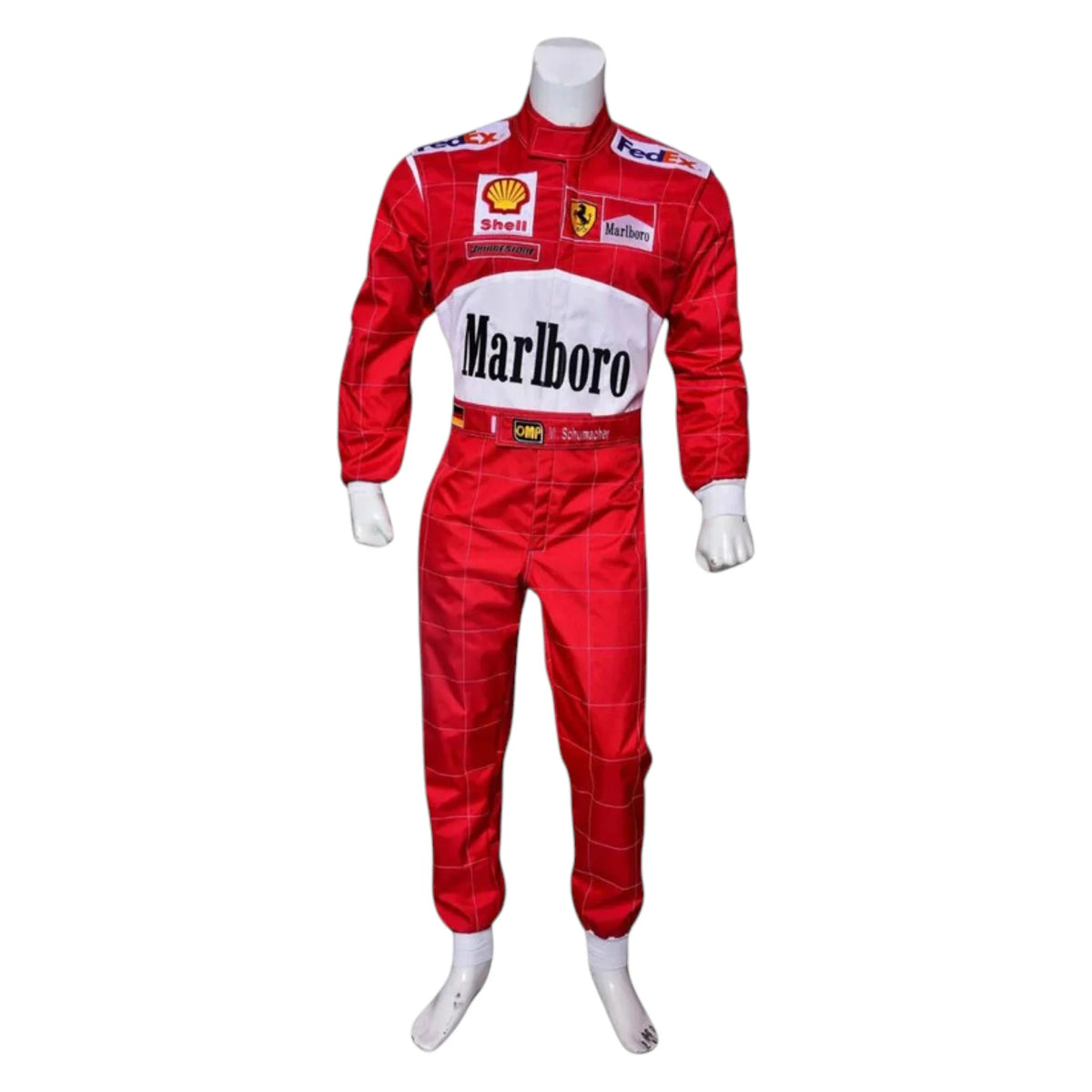 Michael Schumacher 2001 Ferrari Belgian GP F1 Racing Suit - HH Racewears image 1