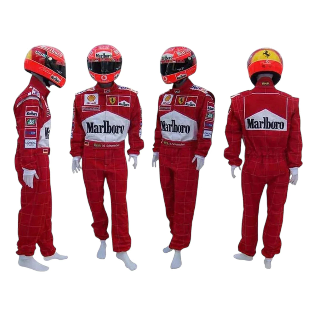 Michael Schumacher 2001 Ferrari Belgian GP F1 Racing Suit - HH Racewears image 2