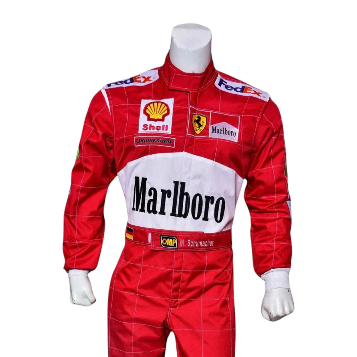 Michael Schumacher 2001 Ferrari Belgian GP F1 Racing Suit - HH Racewears image 8