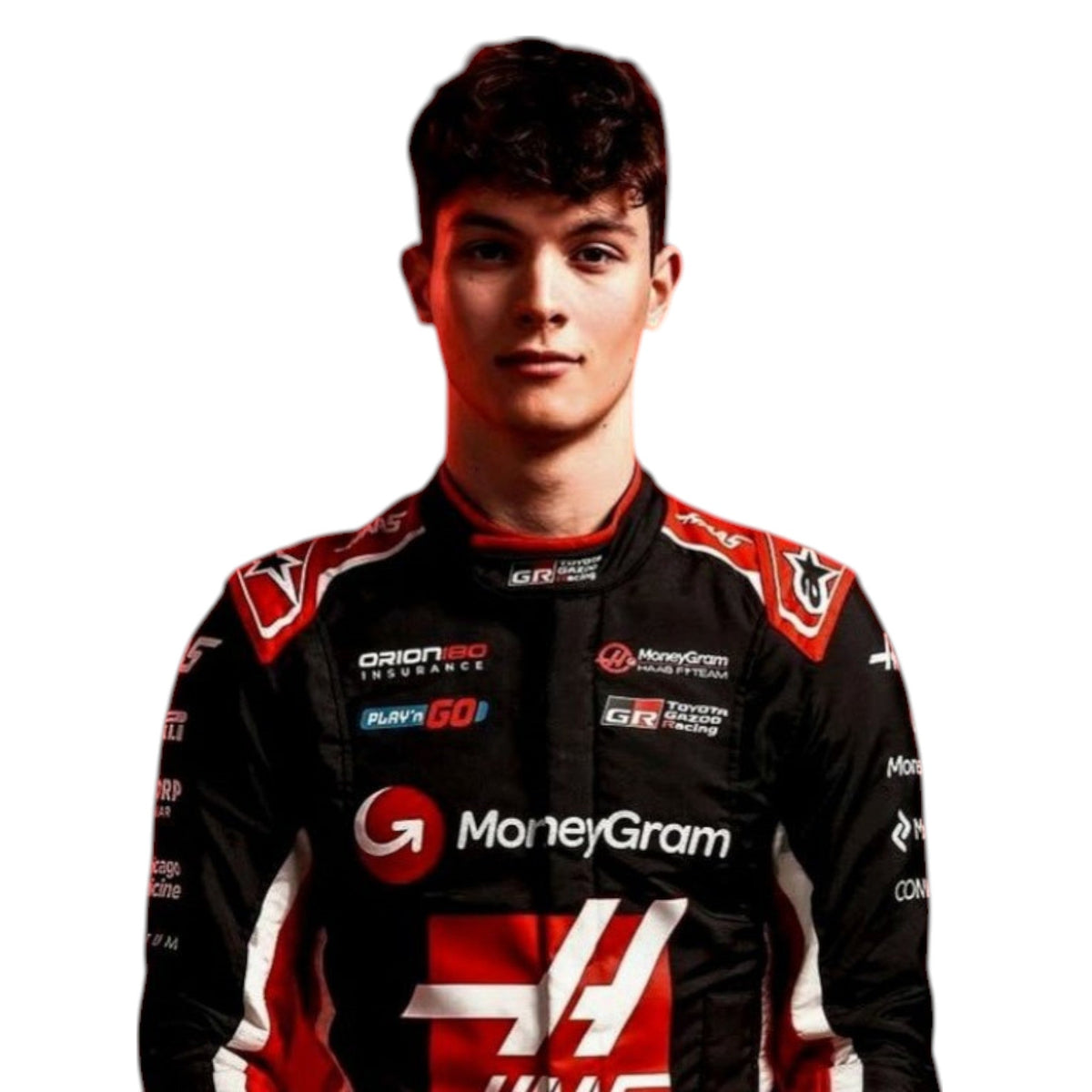 Oliver Bearman 2025 Haas F1 Race Suit - HH Racewears image 1