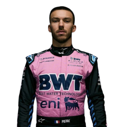 Pierre Gasly 2025 BWT Alpine F1 Race Suit - HH Racewears image 1