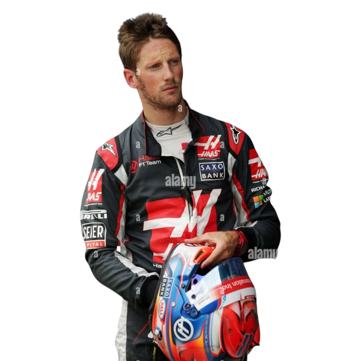 Romain Grosjean 2016 Haas F1 Race Suit - HH Racewears image 2
