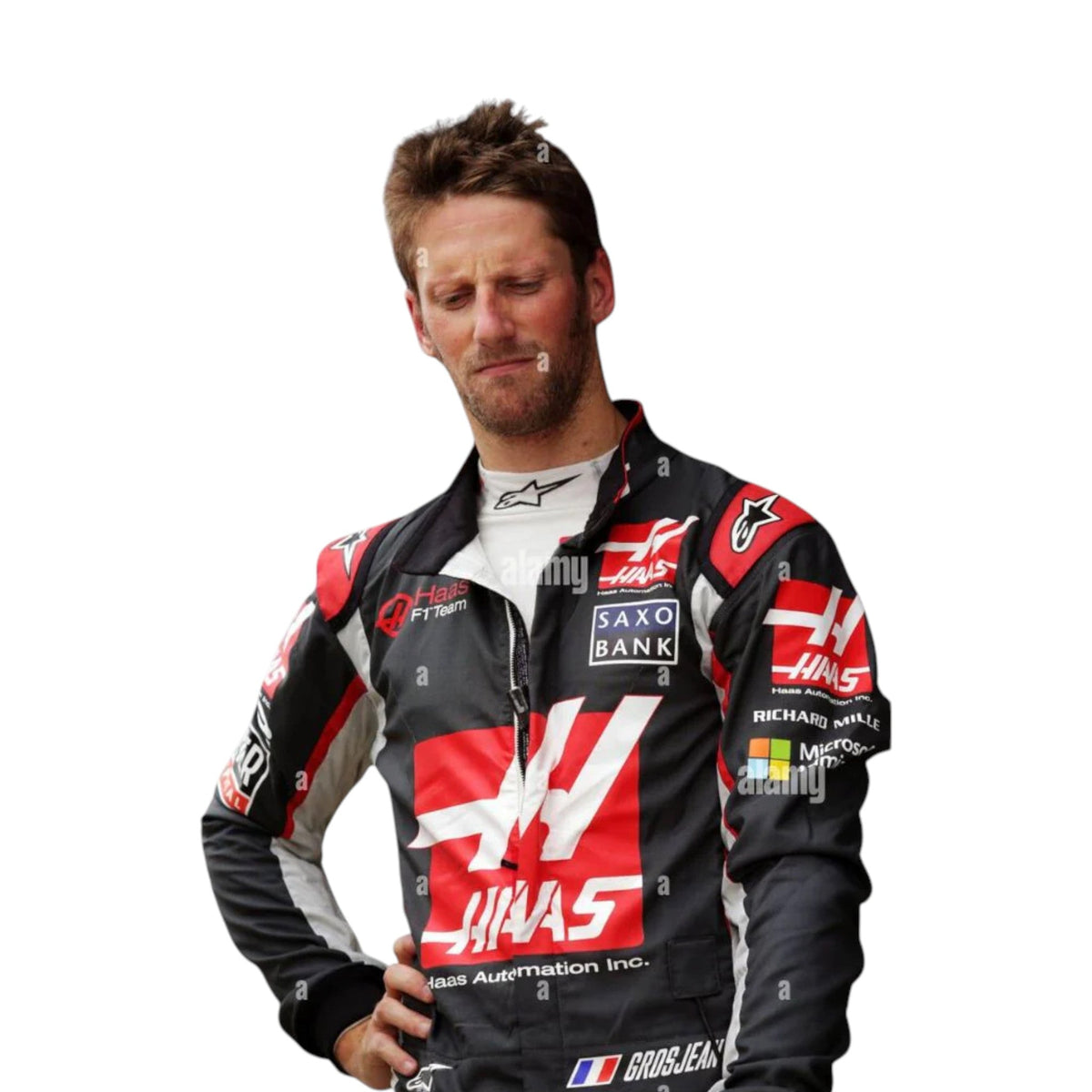 Romain Grosjean 2016 Haas F1 Race Suit - HH Racewears image 3