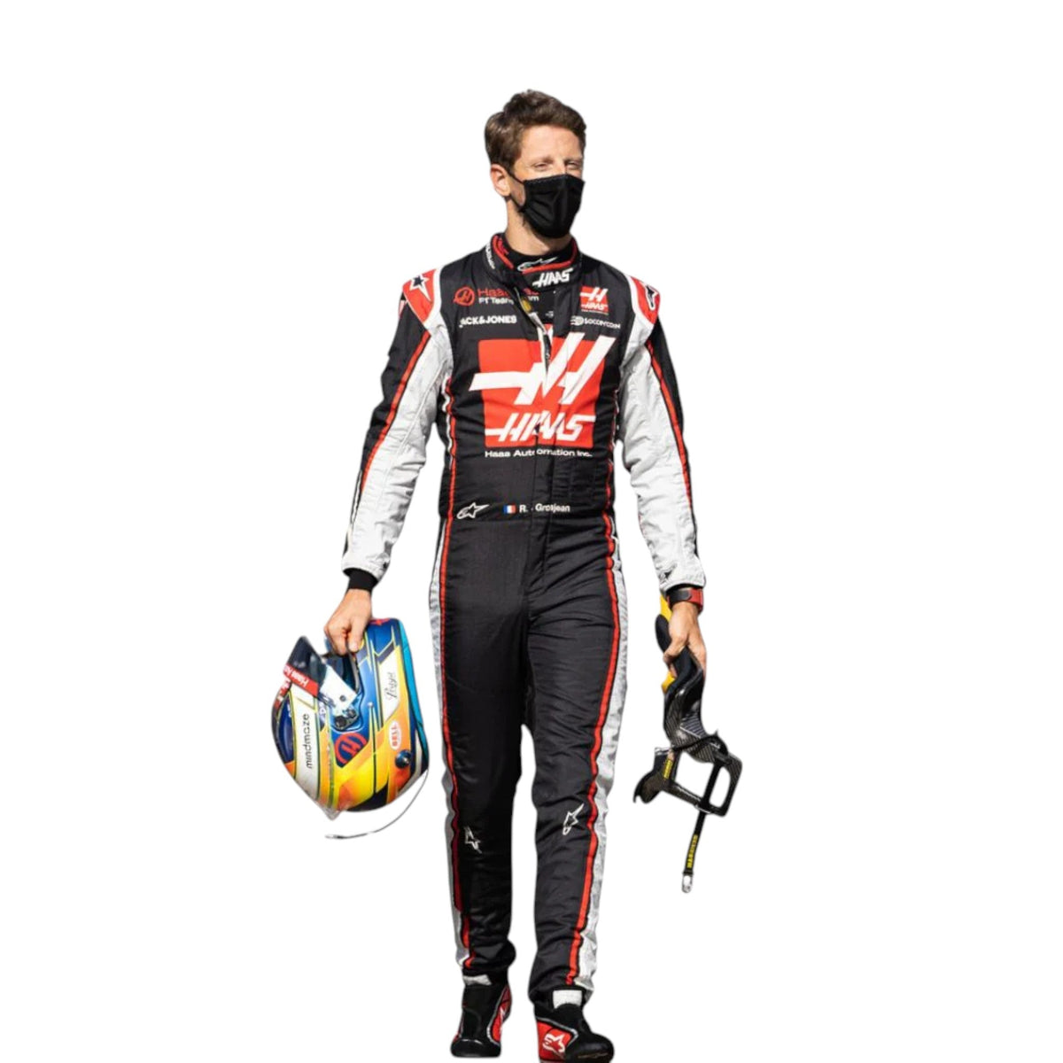 Romain Grosjean 2020 Haas F1 Race Suit - HH Racewears image 4