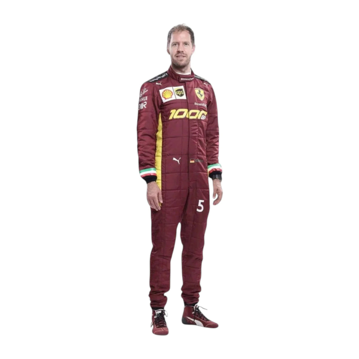 Sebastian Vettel 2020 Ferrari 1000 GP F1 Racing Suit - HH Racewears image 1