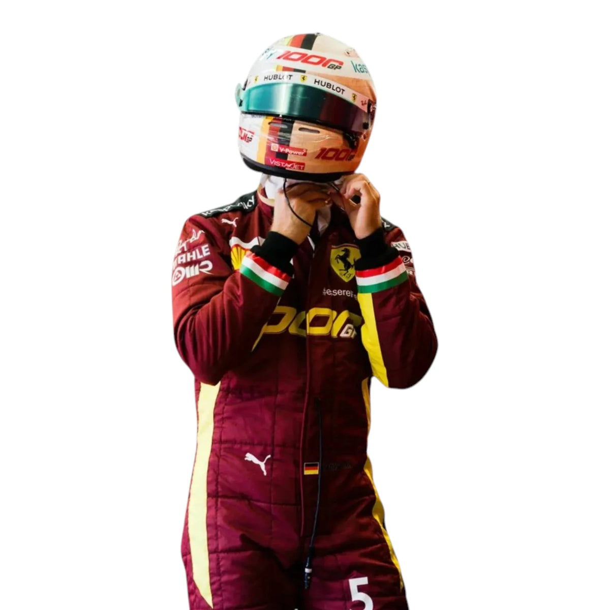 Sebastian Vettel 2020 Ferrari 1000 GP F1 Racing Suit - HH Racewears image 3