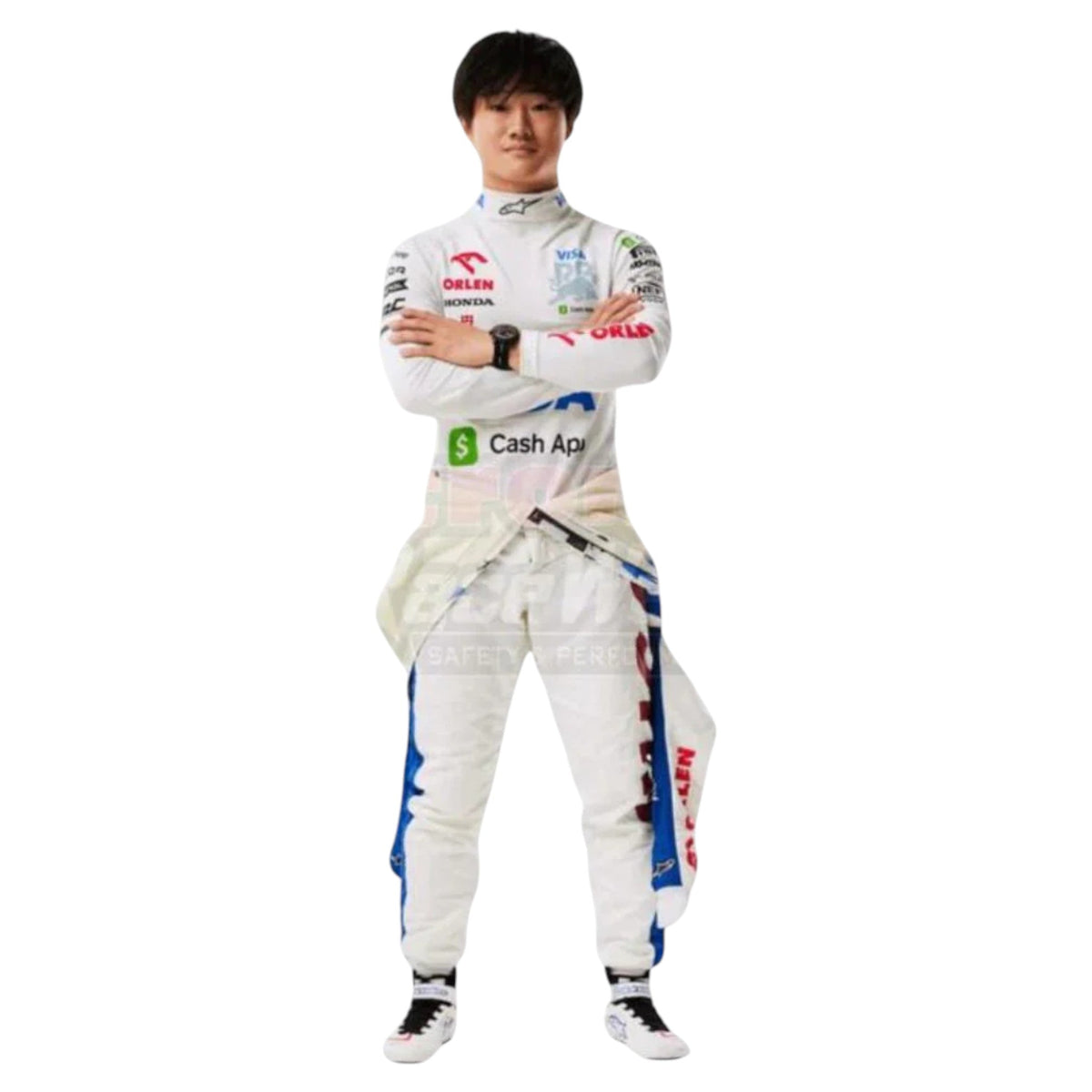 Yuki Tsunoda 2024 AlphaTauri F1 Race Suit - HH Racewears image 4